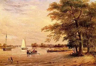 On the Shrewsbury River, Redbank, New Jersey, 1840