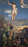 Titian, Resurrection, 1542–1544, Ducal Palace, Urbino