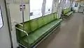 Bench seating in a Tojo Line 11030 series set in February 2012