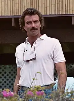 A photograph of Tom Selleck
