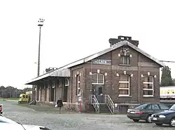The freight station building