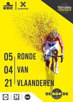 Event poster with previous winner Mathieu van der Poel