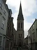 Church tower, pictured from St Michael's Street