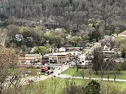 View of Town of Hot Springs, NC