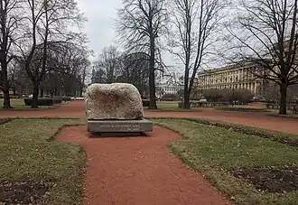 Troitskaya Square: Solovetsky Stone, Museum of Political History