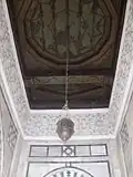 Ceiling in painted wood