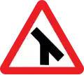 Traffic merges onto the main carriageway (1965–1994)