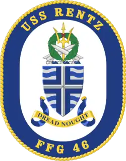 USS Rentz crest