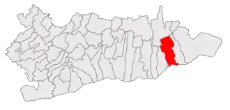 Location in Călărași County
