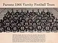 Parsons 1966 football team