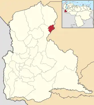 Location in Táchira