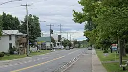 Looking south along Bank Street