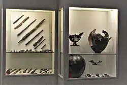 Iron and bronze repert in the Civic Archaeological Museum of Magliano