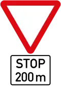 Stop ahead