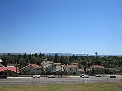 North Hills and the valley from the VA Hospital.