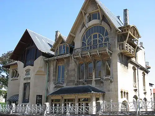 Villa Majorelle in Nancy, with Lucien Weissenburger and Louis Majorelle (1898)
