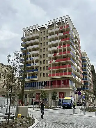 French delegation building in July 2024