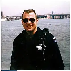 Vincent Danz in his NYPD uniform