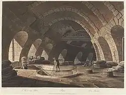 Vaulted attic of the wheat exchange