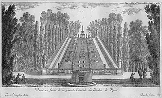 View of the grand cascade