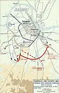 Battle of Nashville, situation about 1300 Hours (December 15, 1864)