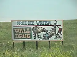 A typical Wall Drug billboard