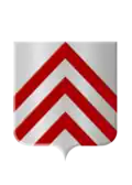 Arms of Menen (without crown)