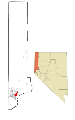 Location in Washoe County