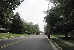 Along Schanck Road in the neighborhood of Stonehurst East