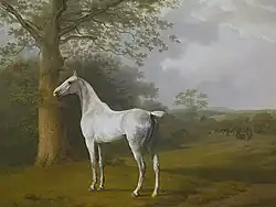 White Horse in Pasture, 1806–1807, oil on canvas, Oskar Reinhart Foundation, Winterthur