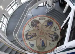 Atrium mosaic by Hans Dieter Tylle