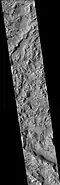 West side of Cerulli crater, as seen by CTX camera on MRO.
