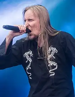 Mäenpää with Wintersun in 2019