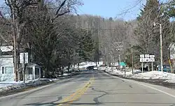 East terminus for WIS 152