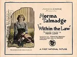 Lobby card for Within the Law