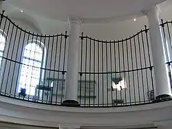 The upper walkway of the Women's Gaol. Now an exhibition area.