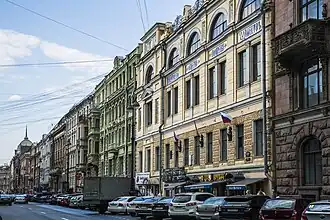 Bolshaya Morskaya Street, shown in the chase scene[64]