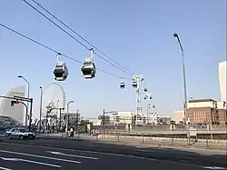 Yokohama Air Cabin above the road