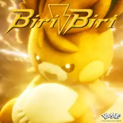 Pawmot, a marmot-like Pokémon, using electric attacks