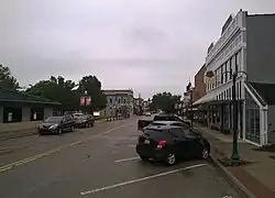 Downtown along E. Main Avenue