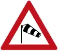 Sign 117-20 Crosswind