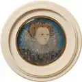 Miniature of Elizabeth I, c. 1586–87, Nationalmuseum, Stockholm.