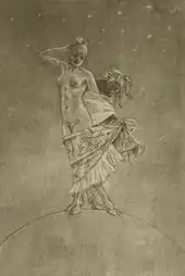 Prostitution and Madness Rule the World (ca.1887-1893) heliogravure, soft-ground etching (24 x 16 cm) L.A. County Museum of Art